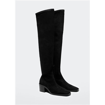 Bota caña alta -  Mujer | MANGO OUTLET Melilla
