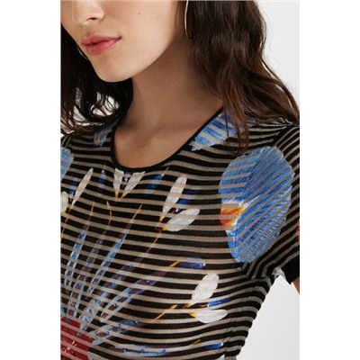 Camiseta punto mandala floral
