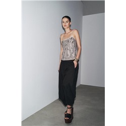ZW COLLECTION EMBROIDERED BEADED TOP