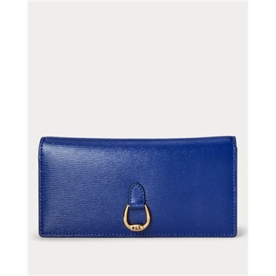 LAUREN Saffiano Slim Leather Wallet