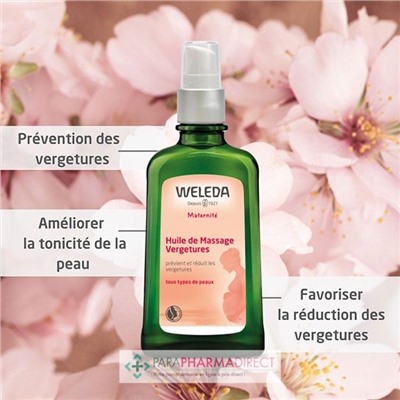 Weleda Maternité Huile de Massage Vergetures BIO 100ml