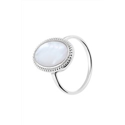 Anillo Plata y nácar