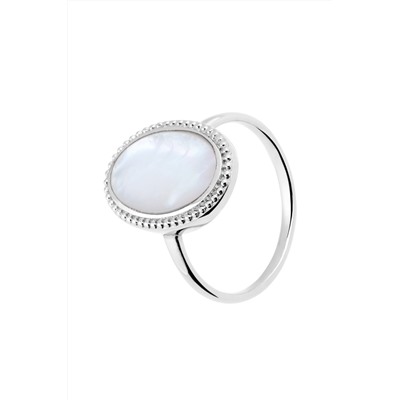 Anillo Plata y nácar