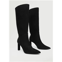 Bota piel tacón  -  Mujer | MANGO OUTLET Melilla