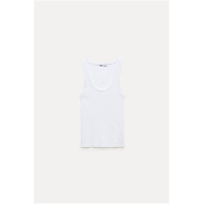 RIBBED VEST TOP