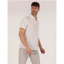 Haki Regular Fit Kısa Kollu Gömlek