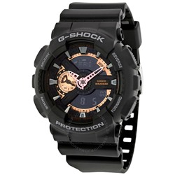 CASIO  G-Shock Black Dial Resin Men's Watch Item No. GA110RG-1A