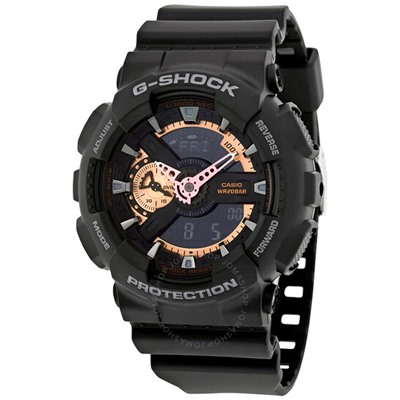 CASIO  G-Shock Black Dial Resin Men's Watch Item No. GA110RG-1A