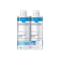 La Roche Posay Eau Micellaire Biphasée Ultra 2x400mlLot  × 2