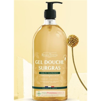 BeauTerra Gel Douche Surgras - Haute Tolérance 1L
