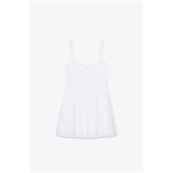 POPLIN SHORT DRESS