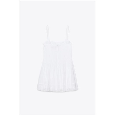 POPLIN SHORT DRESS