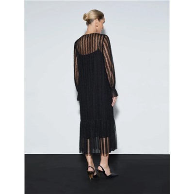 Платье миди из кружева, PL1508/lace