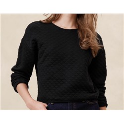 Quilted Sweatshirt