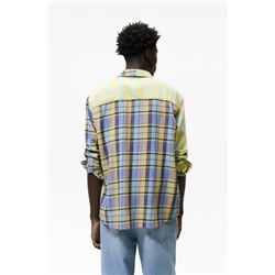 CONTRAST CHECKED SHIRT