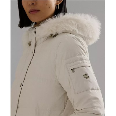 Lauren Ralph Lauren Women's Faux-Fur Hooded Puffer Coat