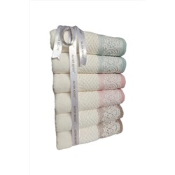 Özdilek Evony Havlu 6'lı - Mint Bej Pudra PRA-1339512-4053