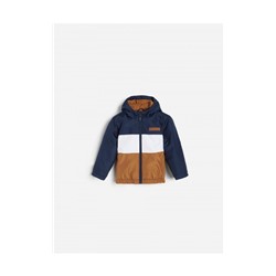 Gefütterte Jacke mit Kapuze