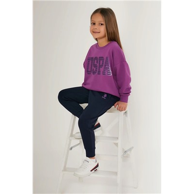 Kız Çocuk Violet Pijama Takımı