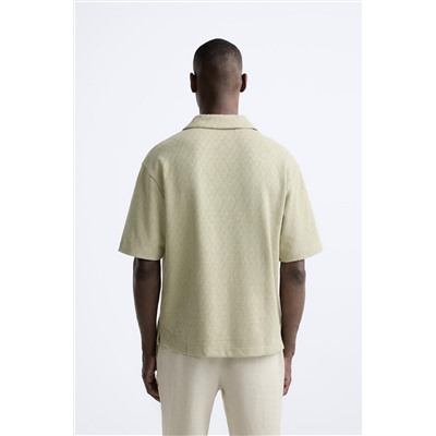 POLO JACQUARD GEOMÉTRICO
