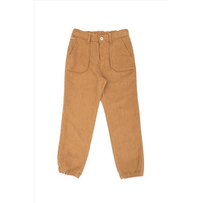 Kız Çocuk Camel Kanvas Pantolon