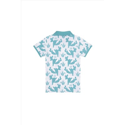 Erkek Çocuk Mint Yeşili Polo Yaka Tişört
