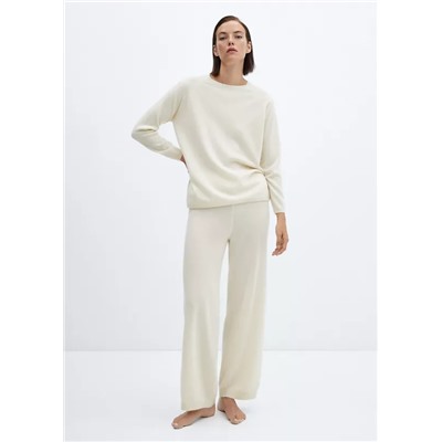 Jersey 100% cashmere cuello redondo