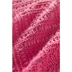 Eleta Çift Kişilik %100 Pamuk Yatak Örtüsü - Pembe