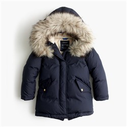 Girls' puffer parka