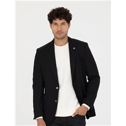 Siyah Ekstra Slim Fit Blazer Ceket