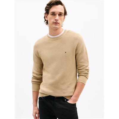 Structured Crewneck Sweater