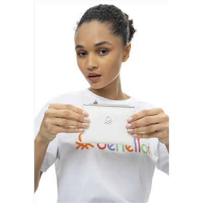United Colors of Benetton Benetton Kadın Cüzdan Beyaz Bnt985 BNT985