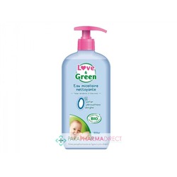 Love&Green Eau Micellaire Nettoyante Peaux Sensibles BIO 500ml