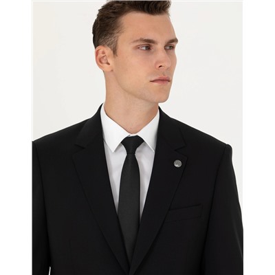 Siyah Slim Fit Takım Elbise