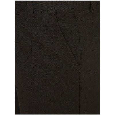 Boys Black Slim Leg School Trousers 2 Pack