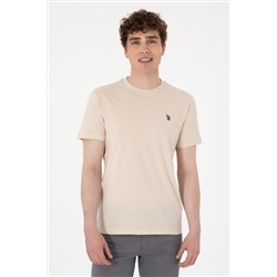 Erkek Regular Fit Bisiklet Yaka Taş Basic Tişört