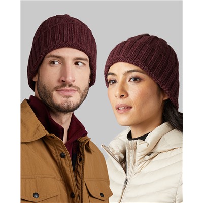 UNISEX CABLE KNIT BEANIE