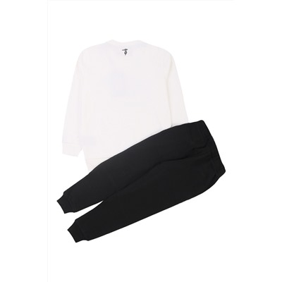 Sudadera y pantalón de chándal Kadal - Blanco y negro