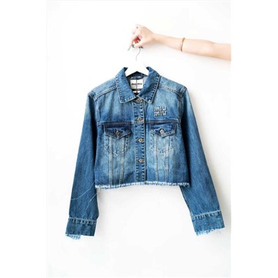 Трендовая джинсовка Mi*u Mi*u