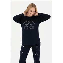 Kadın Lacivert Pijama Takımı