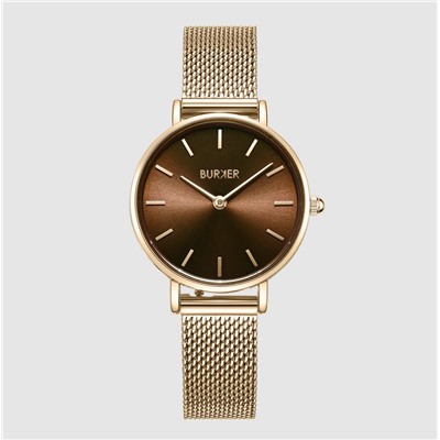 Ruby Petite Gold Brown Mesh