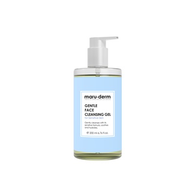 [MARU.DERM] Гель для лица очищающий МЯГКИЙ Gentle Face Cleansing Gel For Sensitive Skin, 200 мл