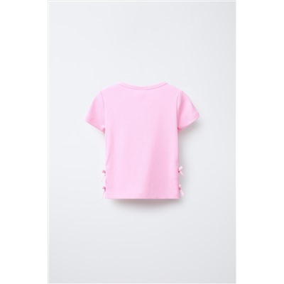 CAMISETA RIB CUT OUT LAZOS