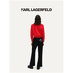 Kar*l Lagerfel*d 🐈‍⬛ экспорт! Утепляемся к осени ☔️ женский трикотажный свитер, достаточно плотный. Стильный мультяшный принт. Цена на оф сайте выше 40 000
