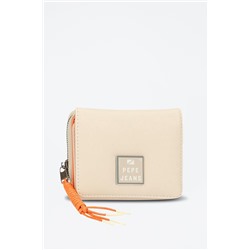 Monedero Bea Beige y naranja