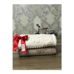 Özdilek Banyo Ayak Havlusu 2'li(Krem-bej) 336638