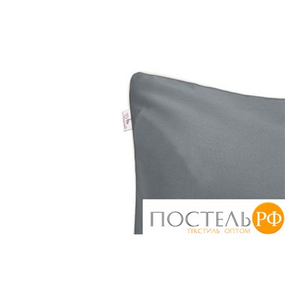 113310102-сгL02 Наволочка Satin Luxe 70х70 Мистический серый