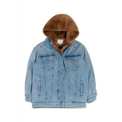 Chaqueta oversize vaquera Celeste