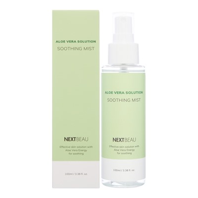 NEXTBEAU Aloe Vera Solution Soothing Mist Успокаивающий мист с экстрактом алоэ 100мл