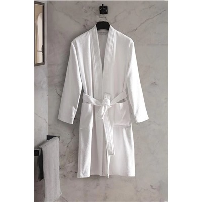 Stripe Kimono Unisex %100 Pamuk Bornoz - Otel Koleksiyon